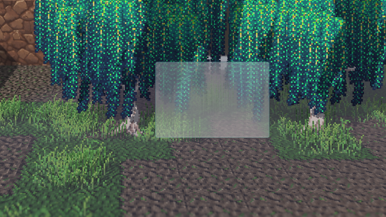 Final glass panel example